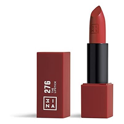3ina MAKEUP The Lipstick 276 Staubiges Rot Lippenstift Matt Lippen-Stift mit Vitamin E und Shea Butter- Langanhaltender Hochpigmentiert Creme Vanille-Duft Vegan Cruelty Free 3ina MAKEUP The Lipstick 276 Staubiges Rot Lippenstift Matt Lippen-Stift mit Vitamin E und Shea Butter- Langanhaltender Hochpigmentiert Creme Vanille-Duft Vegan Cruelty Free