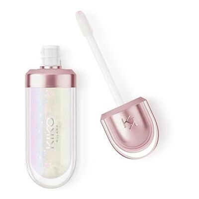 Kiko Milano 3D Hydra Lip Oil 01, Feuchtigkeitsspendendes Lippenöl Kiko Milano 3D Hydra Lip Oil 01, Feuchtigkeitsspendendes Lippenöl