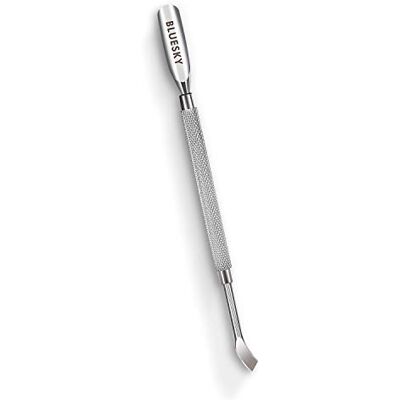 Bluesky Cuticle Pusher, Nagelhautschieber, Spatel Pusher, Gel Nagellack Entferner, Vollmetall Edelstahl, Professionelles Nagelpflegewerkzeug, 30 g Bluesky Cuticle Pusher, Nagelhautschieber, Spatel Pusher, Gel Nagellack Entferner, Vollmetall Edelstahl, Professionelles Nagelpflegewerkzeug, 30 g
