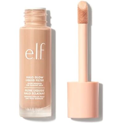 e.l.f. Halo Glow Liquid Filter, Teint-Booster für einen strahlenden, weich fokussierten Blick, mit Hyaluronsäure, vegan und frei von Tierversuchen, 4 Medium e.l.f. Halo Glow Liquid Filter, Teint-Booster für einen strahlenden, weich fokussierten Blick, mit Hyaluronsäure, vegan und frei von Tierversuchen, 4 Medium