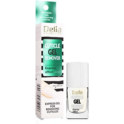 Delia Cosmetics Nagelhautentferner Gel-Formel Erweichend mit Aloe Vera & Vitaminen A & F macht trockene Nagelhaut schnell weich 11 ml Delia Cosmetics Nagelhautentferner Gel-Formel Erweichend mit Aloe Vera & Vitaminen A & F macht trockene Nagelhaut schnell weich 11 ml
