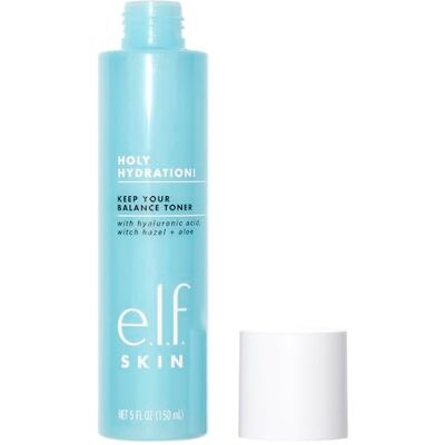 e.l.f. SKIN Holy Hydration! Keep Your Balance Toner, hilft Unreinheiten zu entfernen, erhellt und erfrischt die Haut, ultra-pflegende Formel e.l.f. SKIN Holy Hydration! Keep Your Balance Toner, hilft Unreinheiten zu entfernen, erhellt und erfrischt die Haut, ultra-pflegende Formel