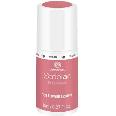 alessandro Striplac UV-Nagellack Flower Crown – Schonend und langanhaltend – Einfache Entfernung dank Peel-Off-Technologie – Vegan und tierversuchsfrei – 8 ml alessandro Striplac UV-Nagellack Flower Crown – Schonend und langanhaltend – Einfache Entfernung dank Peel-Off-Technologie – Vegan und tierversuchsfrei – 8 ml