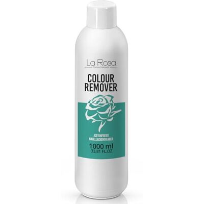 La Rosa Productos Profesionales LaRosa Nagellackentferner ohne Aceton 1000ml, Acetonfrei Nagellack-Entferner COLOUR REMOVER LIQUID Acetone-free nail polish remover La Rosa Productos Profesionales LaRosa Nagellackentferner ohne Aceton 1000ml, Acetonfrei Nagellack-Entferner COLOUR REMOVER LIQUID Acetone-free nail polish remover