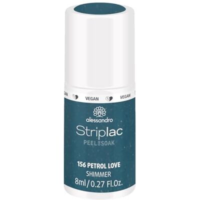alessandro Striplac UV-Nagellack Petrol Love – Schonend und langanhaltend – Einfache Entfernung dank Peel-Off-Technologie – Vegan und tierversuchsfrei – 8 ml alessandro Striplac UV-Nagellack Petrol Love – Schonend und langanhaltend – Einfache Entfernung dank Peel-Off-Technologie – Vegan und tierversuchsfrei – 8 ml