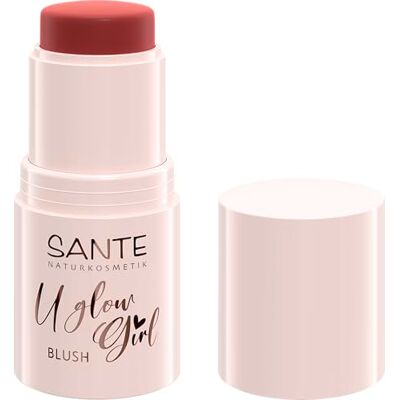 Sante Naturkosmetik U Glow Girl Blush Stick 01 Peach, natürlich frisch, cremig leichte Textur, Multi-Use für Wangen, Lippen und Brauen, Vegan, NaTrue-zertifiziert, Limited Edition, 6g Sante Naturkosmetik U Glow Girl Blush Stick 01 Peach, natürlich frisch, cremig leichte Textur, Multi-Use für Wangen, Lippen und Brauen, Vegan, NaTrue-zertifiziert, Limited Edition, 6g