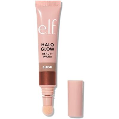e.l.f. Halo Glow Blush Beauty Wand, Flüssiger Rouge Wand Für Strahlende, Rötliche Wangen, Mit Squalan Infundiert, Vegan & Tierversuchsfrei, You Go Cocoa, 10 ml e.l.f. Halo Glow Blush Beauty Wand, Flüssiger Rouge Wand Für Strahlende, Rötliche Wangen, Mit Squalan Infundiert, Vegan & Tierversuchsfrei, You Go Cocoa, 10 ml