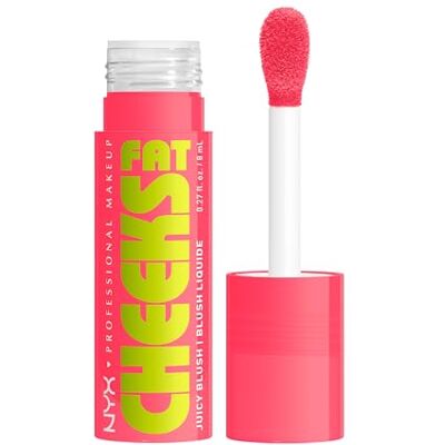 NYX PROFESSIONAL MAKEUP Fat Cheeks Juicy Blush – Flüssiges Rouge, 12H Halt, Bis zu 24H Feuchtigkeit, Mit Himbeer- & Kiwiöl, Farbe: Guava Gush, 8 g NYX PROFESSIONAL MAKEUP Fat Cheeks Juicy Blush – Flüssiges Rouge, 12H Halt, Bis zu 24H Feuchtigkeit, Mit Himbeer- & Kiwiöl, Farbe: Guava Gush, 8 g
