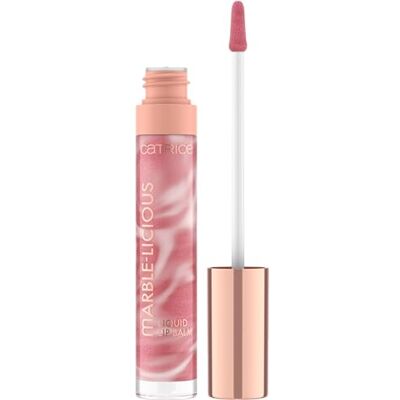 Catrice Cosmetics Catrice Marble-licious Liquid Lip Balm, Lipgloss, Nr. 020, Pink, pflegend, mit Ölen, natürlich, glänzend, vegan, ohne Parabene, ohne Mikroplastikpartikel, Nanopartikel frei, 1er Pack (4ml) Catrice Cosmetics Catrice Marble-licious Liquid Lip Balm, Lipgloss, Nr. 020, Pink, pflegend, mit Ölen, natürlich, glänzend, vegan, ohne Parabene, ohne Mikroplastikpartikel, Nanopartikel frei, 1er Pack (4ml)