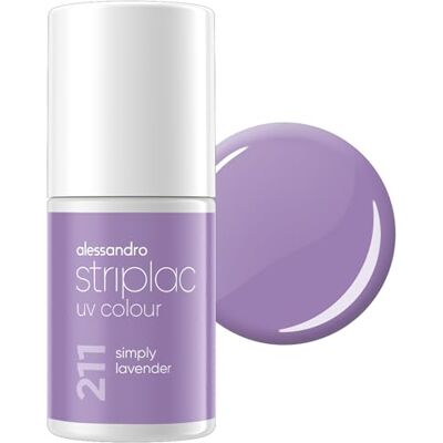alessandro Striplac UV-Nagellack Simply Lavender Deckend & Kratzfest bis zu 15 Tage Leichtes Auftragen Schonende Abziehtechnologie Vegan Lila, 6,5ml alessandro Striplac UV-Nagellack Simply Lavender Deckend & Kratzfest bis zu 15 Tage Leichtes Auftragen Schonende Abziehtechnologie Vegan Lila, 6,5ml