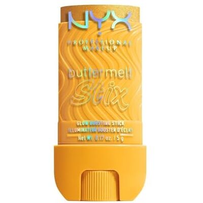 NYX PROFESSIONAL MAKEUP Buttermelt Stix, Glow Boosting Highlighter Stick mit Sheabutter & butterweicher Textur für natürlichen Glazed-Glow, wischfest & bis 8h Halt, Farbe: Worth Melting For NYX PROFESSIONAL MAKEUP Buttermelt Stix, Glow Boosting Highlighter Stick mit Sheabutter & butterweicher Textur für natürlichen Glazed-Glow, wischfest & bis 8h Halt, Farbe: Worth Melting For