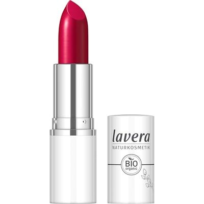lavera Cream Glow Lipstick Pink Universe 08 vegane Naturkosmetik, Intensive Farbe, seidig-glänzendes Finish, Bis zu 6 Stunden Halt lavera Cream Glow Lipstick Pink Universe 08 vegane Naturkosmetik, Intensive Farbe, seidig-glänzendes Finish, Bis zu 6 Stunden Halt