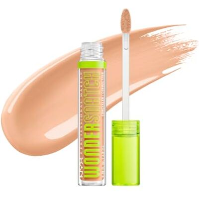 NYX PROFESSIONAL MAKEUP , Wonder Snatch Concealer, flüssig-cremige Formel, soft-mattes Finish, wasserfest, färbt nicht ab, spendet 24 Stunden Feuchtigkeit, vegane Formel, 11 Neutral Beige, 3,5 ml NYX PROFESSIONAL MAKEUP , Wonder Snatch Concealer, flüssig-cremige Formel, soft-mattes Finish, wasserfest, färbt nicht ab, spendet 24 Stunden Feuchtigkeit, vegane Formel, 11 Neutral Beige, 3,5 ml
