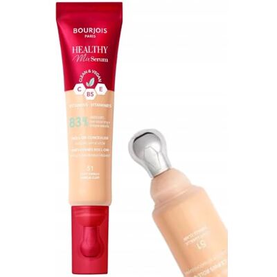 Bourjois Healthy Mix Light Vanilla Liquid Concealer Serum, 51 W, 11 ml Bourjois Healthy Mix Light Vanilla Liquid Concealer Serum, 51 W, 11 ml