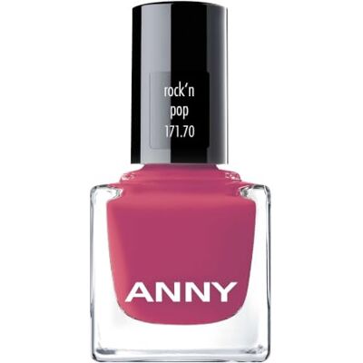 ANNY Nail Polish, Hochwertiger Farb-Nagellack, Leuchtendes Magenta Langanhaltender Glanz, Splitterresistent & schnelltrocknend, Rock´n pop, 15ml ANNY Nail Polish, Hochwertiger Farb-Nagellack, Leuchtendes Magenta Langanhaltender Glanz, Splitterresistent & schnelltrocknend, Rock´n pop, 15ml