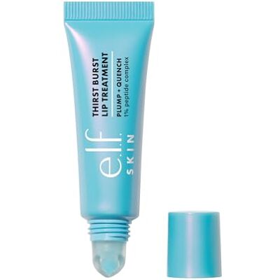 e.l.f. SKIN Thirst Burst Lip Treatment, feuchtigkeitsspendender Lippenbalsam zum Aufpolstern und Pflegen trockener Lippen, vegan und tierversuchsfrei, Sheer Blue Hibiscus e.l.f. SKIN Thirst Burst Lip Treatment, feuchtigkeitsspendender Lippenbalsam zum Aufpolstern und Pflegen trockener Lippen, vegan und tierversuchsfrei, Sheer Blue Hibiscus