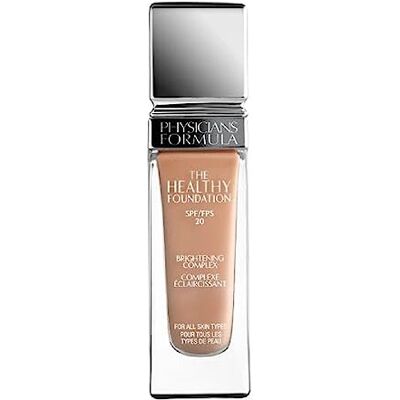 Physicians Formula The Healthy Foundation, Langanhaltende, Leichte und Aufbaubare Flüssig-Foundation mit Satin-Finish, Farbton LN3 Physicians Formula The Healthy Foundation, Langanhaltende, Leichte und Aufbaubare Flüssig-Foundation mit Satin-Finish, Farbton LN3