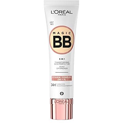 L'Oreal Paris L'Oréal Paris Getönte Tagescreme, Für 24h Feuchtigkeit und einen ebenmäßigen Teint, Magic BB Teint Optimierer, Nr. 02 Light (Hell), 1 x 30 ml L'Oreal Paris L'Oréal Paris Getönte Tagescreme, Für 24h Feuchtigkeit und einen ebenmäßigen Teint, Magic BB Teint Optimierer, Nr. 02 Light (Hell), 1 x 30 ml