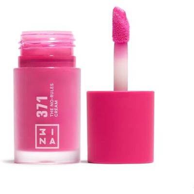 3ina MAKEUP The No-Rules Cream 371 Pink Liquid Blush für Augen Lippen Wangen Rouge mit Süßmandelöl Cream Blusher für Natürliches und Leuchtendes Finish Vegan Cruelty Free 3ina MAKEUP The No-Rules Cream 371 Pink Liquid Blush für Augen Lippen Wangen Rouge mit Süßmandelöl Cream Blusher für Natürliches und Leuchtendes Finish Vegan Cruelty Free