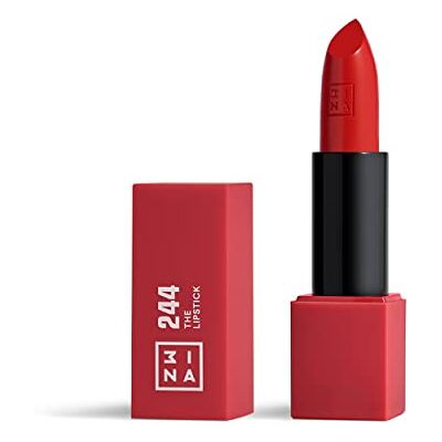 3ina MAKEUP The Lipstick 244 Rot Matte Lippenstift Matt Lippen-Stift mit Vitamin E und Shea Butter- Langanhaltender Hochpigmentiert Creme Vanille-Duft Vegan Cruelty Free 3ina MAKEUP The Lipstick 244 Rot Matte Lippenstift Matt Lippen-Stift mit Vitamin E und Shea Butter- Langanhaltender Hochpigmentiert Creme Vanille-Duft Vegan Cruelty Free