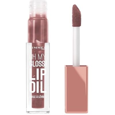 Rimmel London Oh My Gloss! Lippenöl 009 Cappuccino Feuchtigkeitsspendendes Lippenöl, angereichert mit Vitaminen und Antioxidantien für weiche Lippen mit einem natürlichen und Rimmel London Oh My Gloss! Lippenöl 009 Cappuccino Feuchtigkeitsspendendes Lippenöl, angereichert mit Vitaminen und Antioxidantien für weiche Lippen mit einem natürlichen und