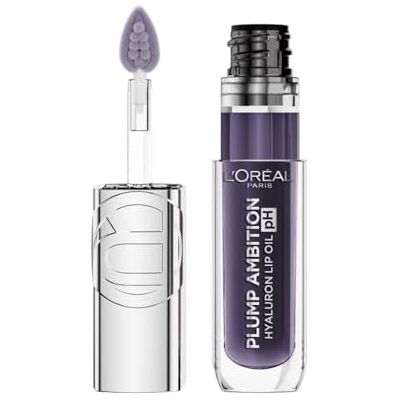 L'Oreal Paris L'Oréal Paris Plump Ambition Lip Oil, pH-reaktives Lippenöl für individuelle Farbe, Lipgloss für Volumen & Glanz, mit Hyaluronsäure & Tripeptiden, 24h Feuchtigkeit, Farbe: 116 Berry Noir, 1 x 5 ml L'Oreal Paris L'Oréal Paris Plump Ambition Lip Oil, pH-reaktives Lippenöl für individuelle Farbe, Lipgloss für Volumen & Glanz, mit Hyaluronsäure & Tripeptiden, 24h Feuchtigkeit, Farbe: 116 Berry Noir, 1 x 5 ml
