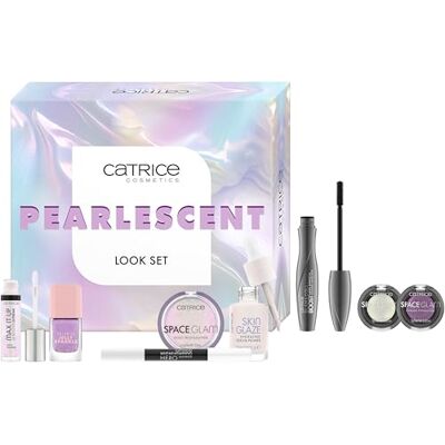 Catrice Cosmetics Catrice Pearlescent Look Set, 8-teiliges Make-up-Set, für Gesicht, Augen, Lippen & Nägel, irisierendes Finish für glamourösen Glow, All-in-One-Set Catrice Cosmetics Catrice Pearlescent Look Set, 8-teiliges Make-up-Set, für Gesicht, Augen, Lippen & Nägel, irisierendes Finish für glamourösen Glow, All-in-One-Set