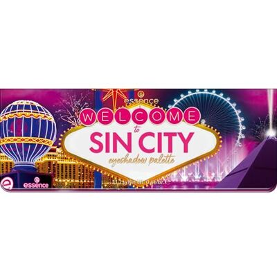Essence Cosmetics essence welcome to SIN CITY eyeshadow palette, Lidschatten, Mehrfarbig, 12 Farben, schimmernd, farbintensiv, vegan, ohne Mikroplastikpartikel, Nanopartikel frei, ohne Parfüm, 1er Pack (13.2g) Essence Cosmetics essence welcome to SIN CITY eyeshadow palette, Lidschatten, Mehrfarbig, 12 Farben, schimmernd, farbintensiv, vegan, ohne Mikroplastikpartikel, Nanopartikel frei, ohne Parfüm, 1er Pack (13.2g)