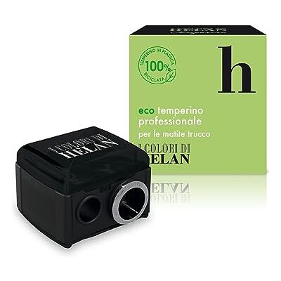Helan , I Colori di Anspitzer mit Tank und abnehmbarem Adapter, tragbar, 100% recycelt, Bleistiftspitzer mit Tank und Spitze, Anspitzer für Augen und Lippen, 3 Durchmesser Make-up und Make-up Helan , I Colori di Anspitzer mit Tank und abnehmbarem Adapter, tragbar, 100% recycelt, Bleistiftspitzer mit Tank und Spitze, Anspitzer für Augen und Lippen, 3 Durchmesser Make-up und Make-up