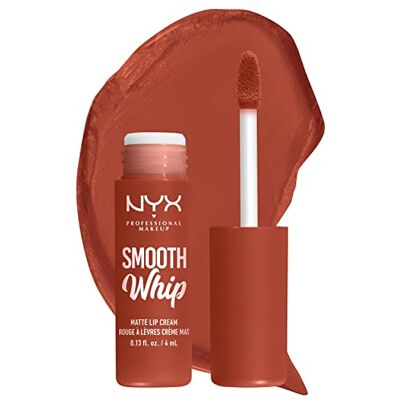 NYX PROFESSIONAL MAKEUP Flüssiger Lippenstift mit mattem Finish, Lebendige Farben mit Shea- & Kakaobutter, Farbe: Fax Fur NYX PROFESSIONAL MAKEUP Flüssiger Lippenstift mit mattem Finish, Lebendige Farben mit Shea- & Kakaobutter, Farbe: Fax Fur
