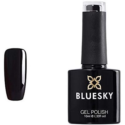 Bluesky , Gel Polish Fedora 80510 10ml Gel auflösbarer Nagellack Schwarz Teif Dunkel Aushärtung unter UVLED Lampe erforderlich er Packx Bluesky , Gel Polish Fedora 80510 10ml Gel auflösbarer Nagellack Schwarz Teif Dunkel Aushärtung unter UVLED Lampe erforderlich er Packx
