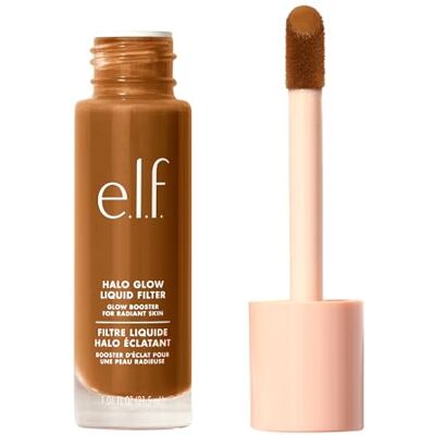 e.l.f. Halo Glow Liquid Filter, Teint-Booster für einen strahlenden Weichzeichner-Effekt, mit Hyaluronsäure, vegan und tierversuchsfrei, 6.5 Deep e.l.f. Halo Glow Liquid Filter, Teint-Booster für einen strahlenden Weichzeichner-Effekt, mit Hyaluronsäure, vegan und tierversuchsfrei, 6.5 Deep