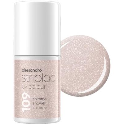 alessandro Striplac UV-Nagellack Shimmer Shower Deckend & Kratzfest bis zu 15 Tage Leichtes Auftragen Schonende Abziehtechnologie Vegan Taupe, 6,5ml alessandro Striplac UV-Nagellack Shimmer Shower Deckend & Kratzfest bis zu 15 Tage Leichtes Auftragen Schonende Abziehtechnologie Vegan Taupe, 6,5ml