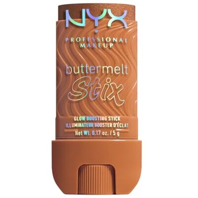 NYX PROFESSIONAL MAKEUP Buttermelt Stix, Glow Boosting Highlighter Stick mit Sheabutter & butterweicher Textur für natürlichen Glazed-Glow, wischfest & bis 8h Halt, Farbe: It's Giving Melt NYX PROFESSIONAL MAKEUP Buttermelt Stix, Glow Boosting Highlighter Stick mit Sheabutter & butterweicher Textur für natürlichen Glazed-Glow, wischfest & bis 8h Halt, Farbe: It's Giving Melt