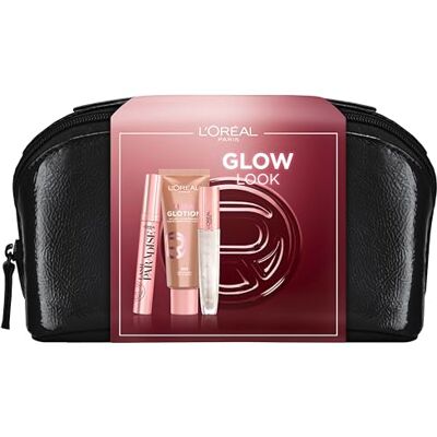 L'Oreal Paris L'Oréal Paris Glow Geschenkset: Lash Paradise Mascara, Lumi Glotion in 903 Medium, Plump In Lipgloss in 400 & luxuriöse Beauty-Bag, Für strahlende Schönheit und glamourösen Glow, 4-teilig L'Oreal Paris L'Oréal Paris Glow Geschenkset: Lash Paradise Mascara, Lumi Glotion in 903 Medium, Plump In Lipgloss in 400 & luxuriöse Beauty-Bag, Für strahlende Schönheit und glamourösen Glow, 4-teilig
