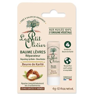 Le Petit Olivier Lippenbalsam repariert – Sheabutter – repariert & beruhigt – rissige und beschädigte Lippen – Öle aus 100% pflanzlichen Ursprungs – 4 g Le Petit Olivier Lippenbalsam repariert – Sheabutter – repariert & beruhigt – rissige und beschädigte Lippen – Öle aus 100% pflanzlichen Ursprungs – 4 g