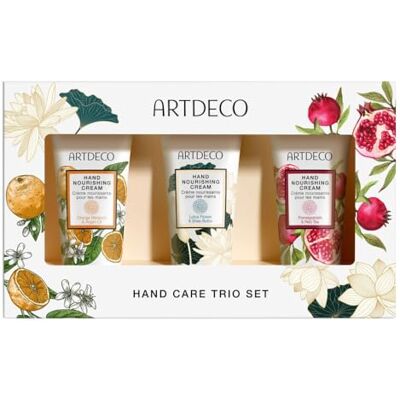 Artdeco Hand Care Trio Set – 3 luxuriöse Handcremes mit Arganöl, Sheabutter & Granatapfel – Pflegendes Geschenkset für samtweiche Hände – 3 x 30 ml Artdeco Hand Care Trio Set – 3 luxuriöse Handcremes mit Arganöl, Sheabutter & Granatapfel – Pflegendes Geschenkset für samtweiche Hände – 3 x 30 ml