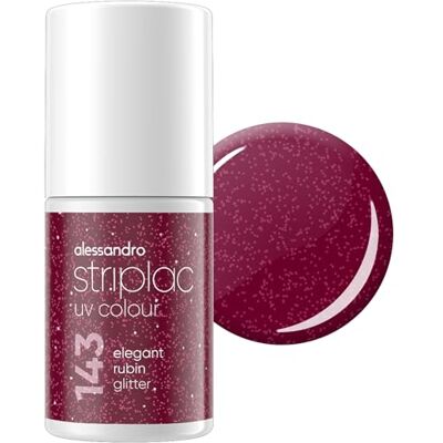 alessandro Striplac UV-Nagellack Elegant Rubin Shimmer Deckend & Kratzfest bis zu 15 Tage Leichtes Auftragen Schonende Abziehtechnologie Vegan Rot, 6,5ml alessandro Striplac UV-Nagellack Elegant Rubin Shimmer Deckend & Kratzfest bis zu 15 Tage Leichtes Auftragen Schonende Abziehtechnologie Vegan Rot, 6,5ml