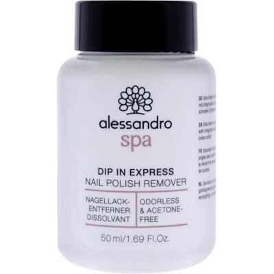 alessandro Spa Dip In Express Nagellackentferner Geruchlos Und Ohne Aceton, 50 Ml , (1Er Pack) alessandro Spa Dip In Express Nagellackentferner Geruchlos Und Ohne Aceton, 50 Ml , (1Er Pack)