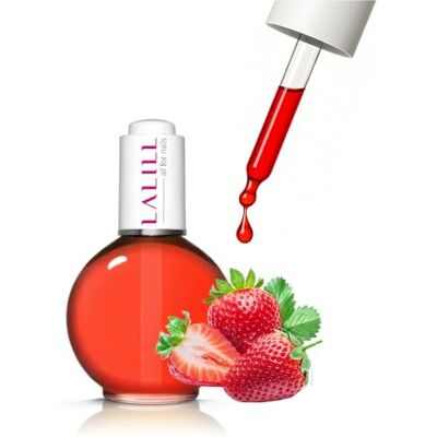 LALILL Nail Cuticle Oil 75ml Nagelhautöl Erdbeere – Nagelpflegeöl mit Mandelöl & Pfirsichkernöl – Veganes Maniküre Öl für Nagelhaut & Nägel – mit Pipette für präzise Dosierung LALILL Nail Cuticle Oil 75ml Nagelhautöl Erdbeere – Nagelpflegeöl mit Mandelöl & Pfirsichkernöl – Veganes Maniküre Öl für Nagelhaut & Nägel – mit Pipette für präzise Dosierung