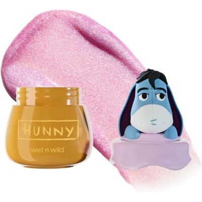 Wet n Wild , Winnie The Pooh Liquid Liquid Highlighter Pot, Lonely Glow, 6 g Smackerel of Hunny Inspired, Jelly-Like Formula for a Dewy Finish, Sweet Honey Scent, Soft Buildable Formula Wet n Wild , Winnie The Pooh Liquid Liquid Highlighter Pot, Lonely Glow, 6 g Smackerel of Hunny Inspired, Jelly-Like Formula for a Dewy Finish, Sweet Honey Scent, Soft Buildable Formula