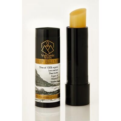Kyr Mentios Lippenbalsam mit Lava-Extrakt, Shea- und Kakaobutter Kyr Mentios Lippenbalsam mit Lava-Extrakt, Shea- und Kakaobutter