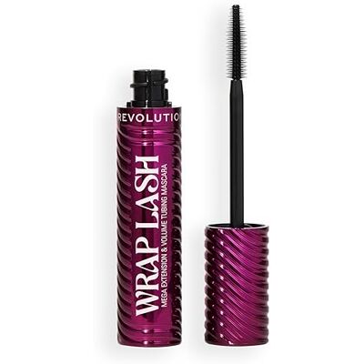 Revolution Beauty London Revolution, Wrap Lash Tubing Mascara, Wischfest & Wasserfest für Maximale Länge und Volumen, Vegan & Tierversuchsfrei, Burgunderrot, 8,5 ml Revolution Beauty London Revolution, Wrap Lash Tubing Mascara, Wischfest & Wasserfest für Maximale Länge und Volumen, Vegan & Tierversuchsfrei, Burgunderrot, 8,5 ml