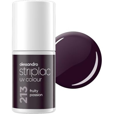 alessandro Striplac UV-Nagellack Fruity Passion Deckend & Kratzfest bis zu 15 Tage Leichtes Auftragen Schonende Abziehtechnologie Vegan Lila, 6,5ml alessandro Striplac UV-Nagellack Fruity Passion Deckend & Kratzfest bis zu 15 Tage Leichtes Auftragen Schonende Abziehtechnologie Vegan Lila, 6,5ml