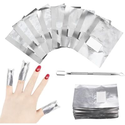 Carehabi 200 Stück Nagellackentferner Kit, Nagellack Pads Aluminiumfolie Nagellackentferner Folie entfernt leicht Gel Carehabi 200 Stück Nagellackentferner Kit, Nagellack Pads Aluminiumfolie Nagellackentferner Folie entfernt leicht Gel