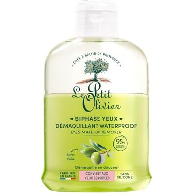 Le Petit Olivier Augen-Make-up-Entferner, wasserfest, Olivenextrakt – entfernt sanft Make-up – geeignet für empfindliche Augen – 98% natürlichen Ursprungs – ohne Silikon Le Petit Olivier Augen-Make-up-Entferner, wasserfest, Olivenextrakt – entfernt sanft Make-up – geeignet für empfindliche Augen – 98% natürlichen Ursprungs – ohne Silikon