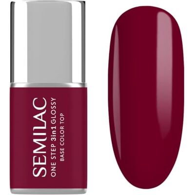 Semilac UV Nagellack 3in1 One Step Glossy S570 Dark Raspberry 7 ml Semilac UV Nagellack 3in1 One Step Glossy S570 Dark Raspberry 7 ml