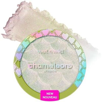 Wet n Wild Chameleon Chrome Highlighter, Lichtreflektierende Pigmente für eine Dynamische Farbveränderung, Liquid-to-Powder-Textur für eine Einfache Anwendung, Aufbaubare Formel, Too Sirius Wet n Wild Chameleon Chrome Highlighter, Lichtreflektierende Pigmente für eine Dynamische Farbveränderung, Liquid-to-Powder-Textur für eine Einfache Anwendung, Aufbaubare Formel, Too Sirius