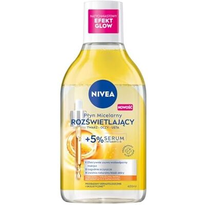 NIVEA Mizellar Aufhellflüssigkeit mit 5% Serum 400ml NIVEA Mizellar Aufhellflüssigkeit mit 5% Serum 400ml
