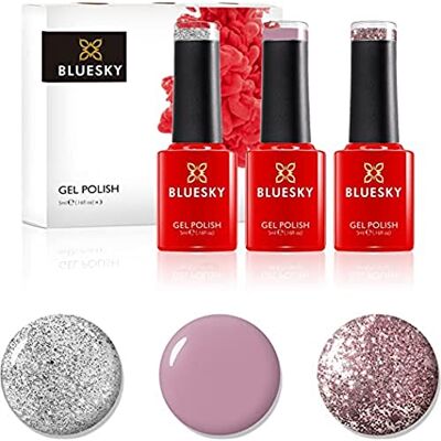 Bluesky - Gel-Nagellack-Set 3x5ml - 2-3 Wochen Halt - Nagellack-Set Bluesky - Gel-Nagellack-Set 3x5ml - 2-3 Wochen Halt - Nagellack-Set